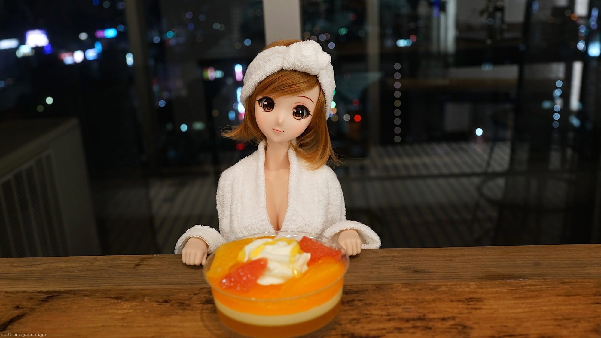 Bathrobe & Hair Band Set