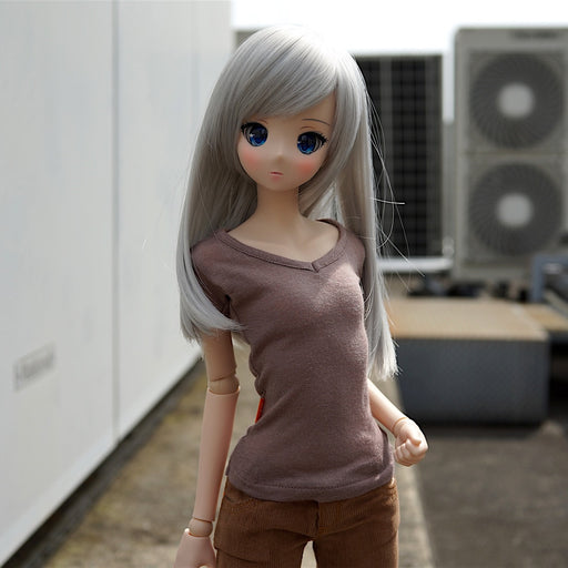 Ballerina V-Neck T-Shirt (Light Brown)