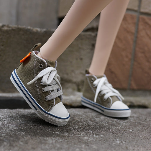 Weathered Canvas Shoes (Khaki Green)