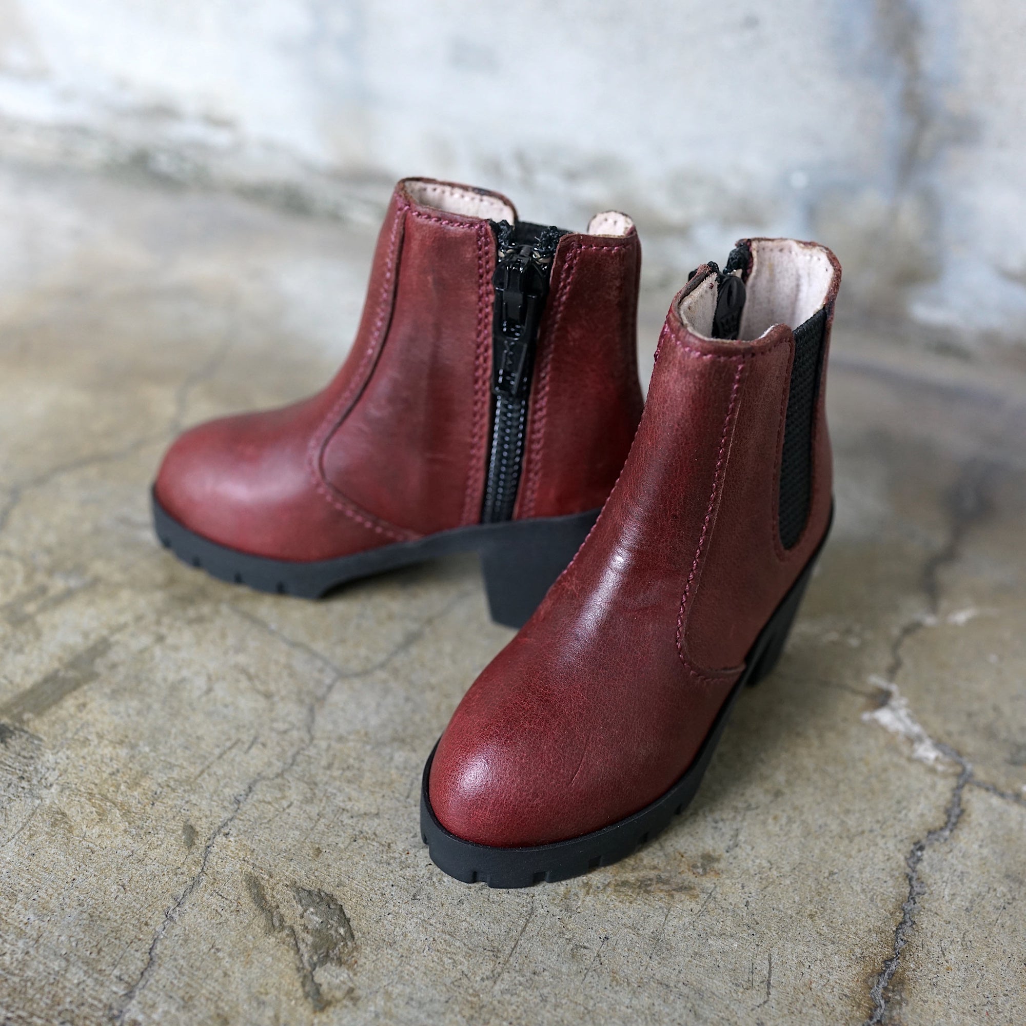 Chelsea Boots (Wine Red)