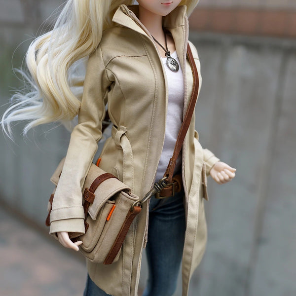 Stand Collar Trench Coat Free Pattern