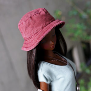 Bucket Hat (Wine Red)