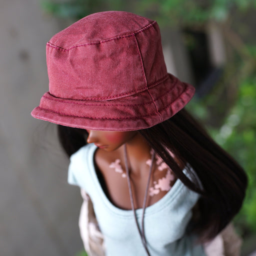Bucket Hat (Wine Red)