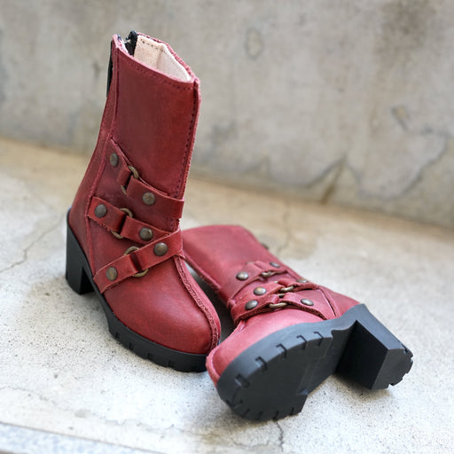 3 Ring Boots (Wine Red)
