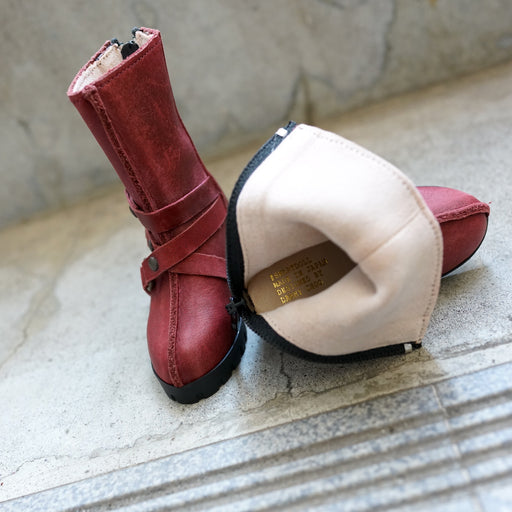3 Ring Boots (Wine Red)