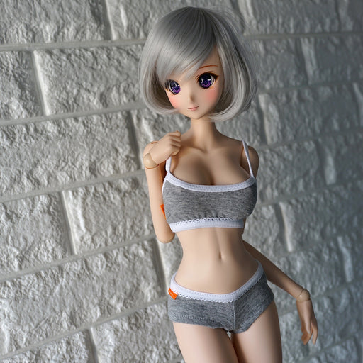 Sports Bra & Shorts Set (Gray)