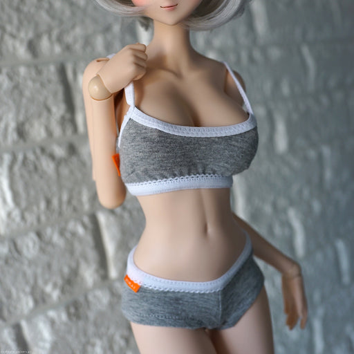 Sports Bra & Shorts Set (Gray)