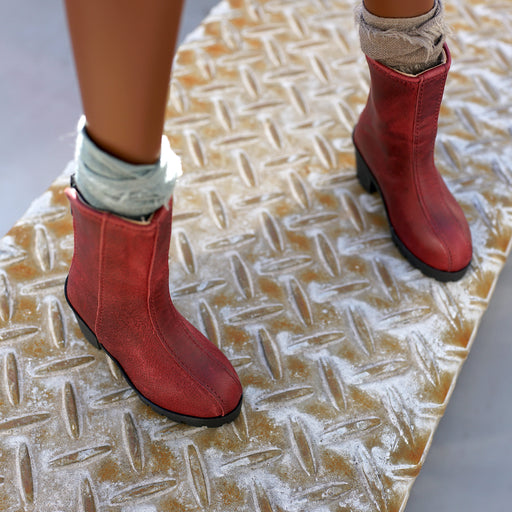 Takashin Boots (Wine Red)