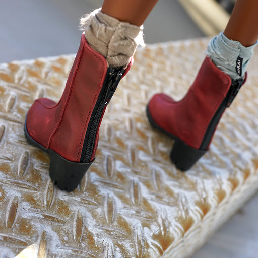 Takashin Boots (Wine Red)