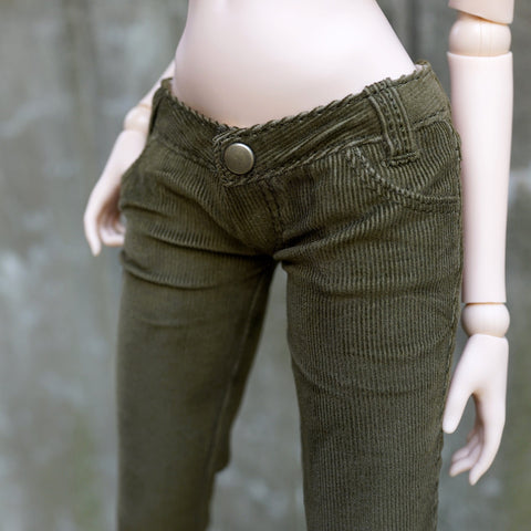 Cargo Capri Pants (Khaki Green) – Smart Doll Store