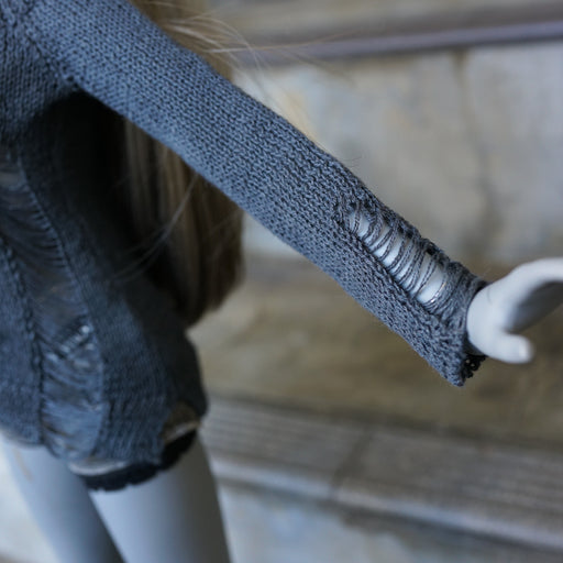 Damage Knit Sweater