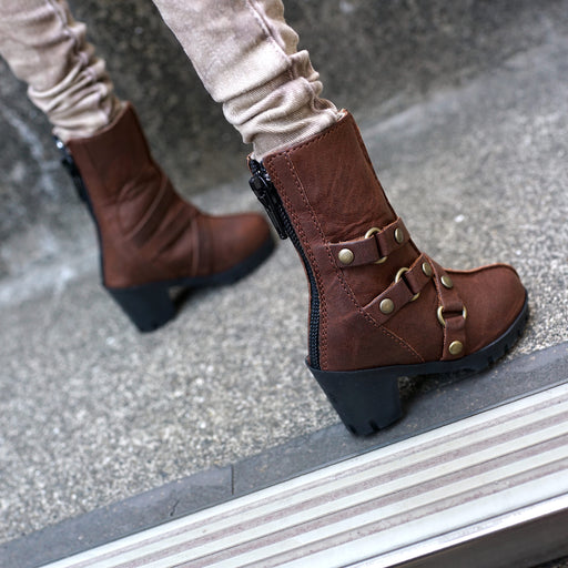 3 Ring Boots (Brown)