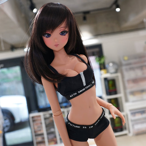 Front Zip Sports Bra Black