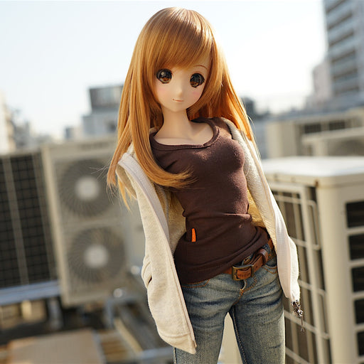 Hooded Zip Cardigan (Cream)