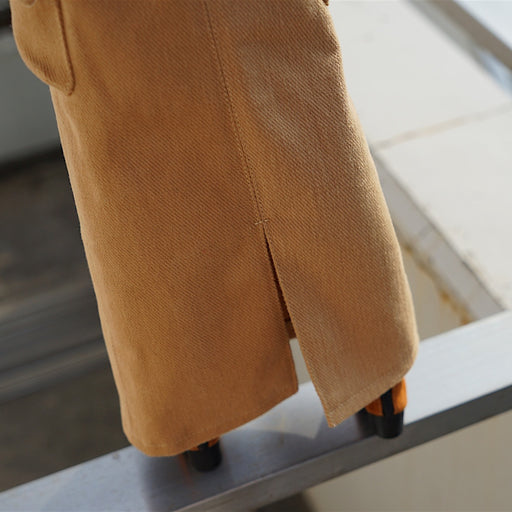 Box Pleat Long Skirt