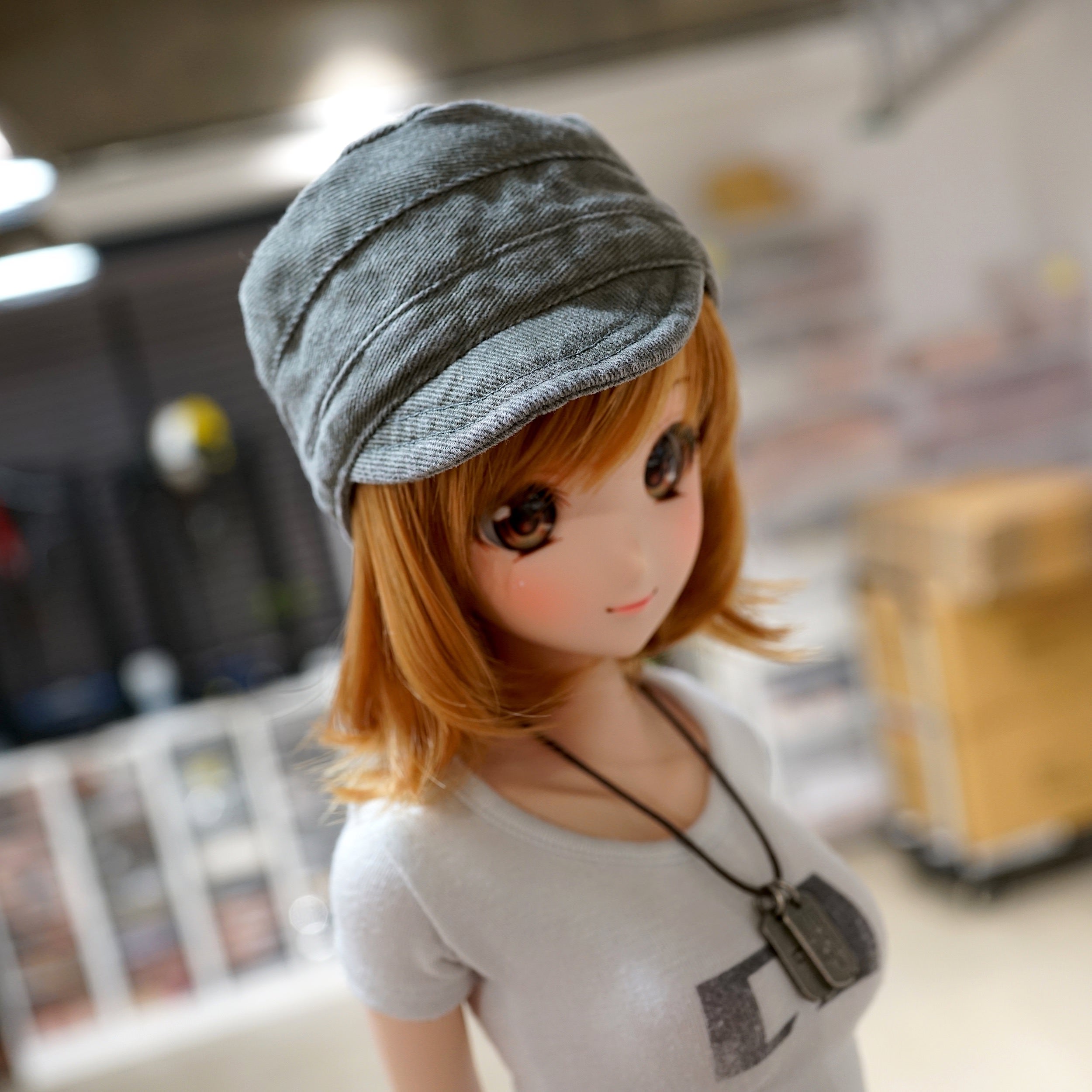 Weathered Cap Gray – Smart Doll Store
