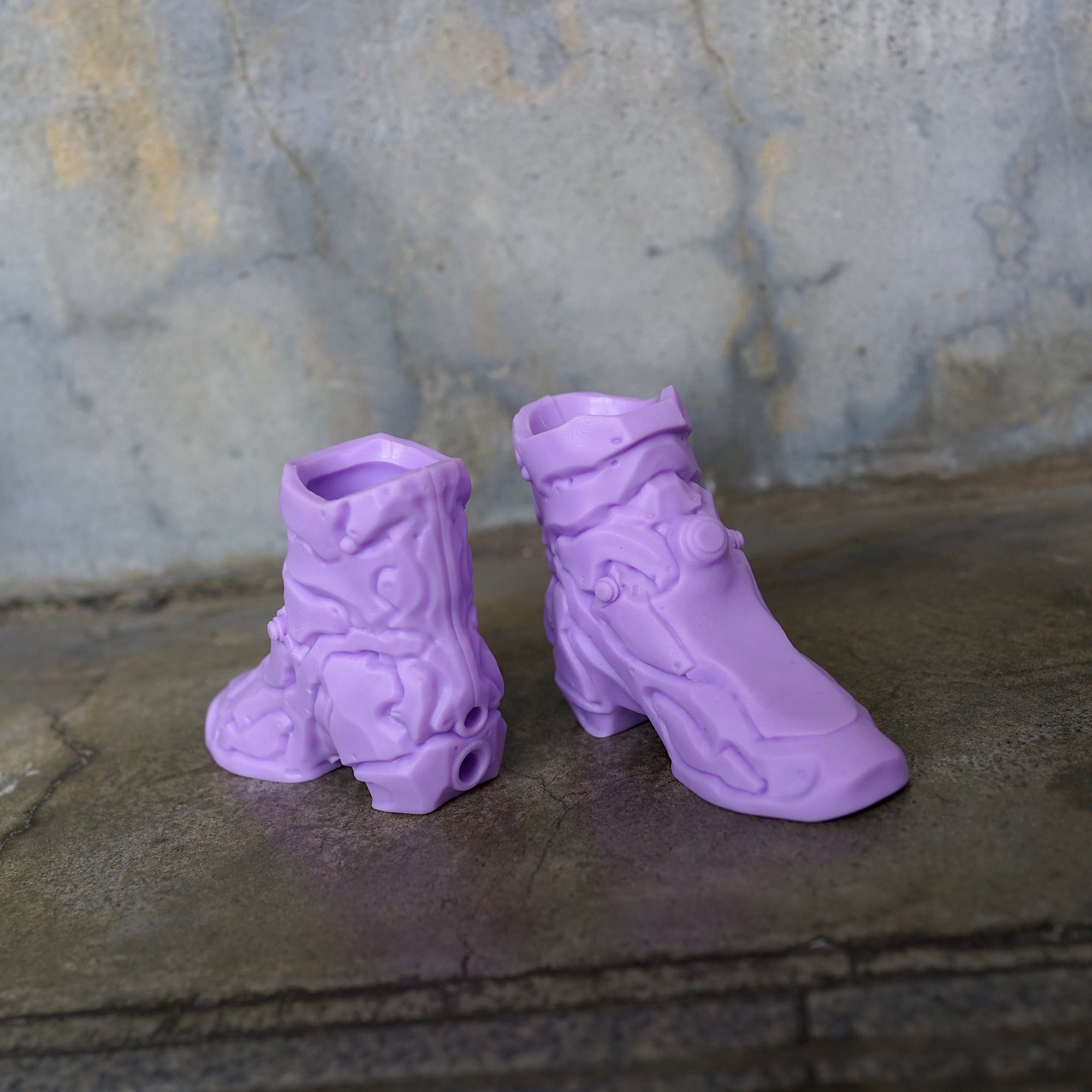 Bio Mecha Boots 1 (Lavender)