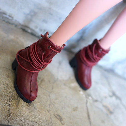 Takashin Tripwire Boots (Wine Red)