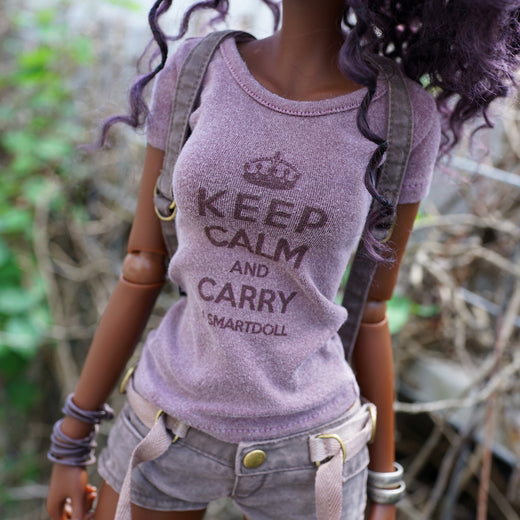 Keep Calm T-Shirt (Earthen Red)