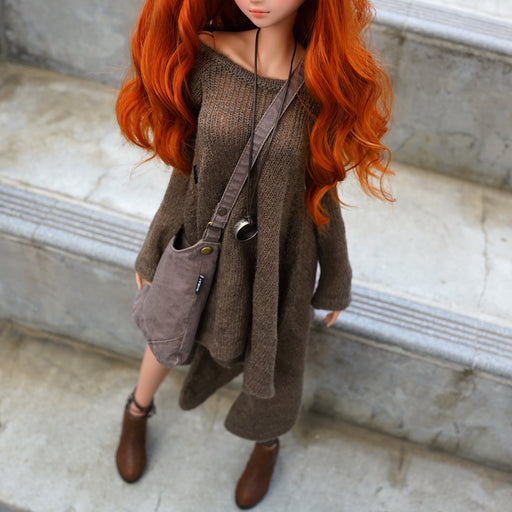 Irregular Hem Sweater (Oak Brown)