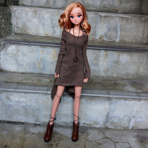 Irregular Hem Sweater (Oak Brown)
