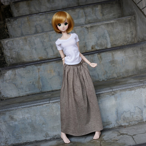 Flaire Skirt (Mocha Beige)