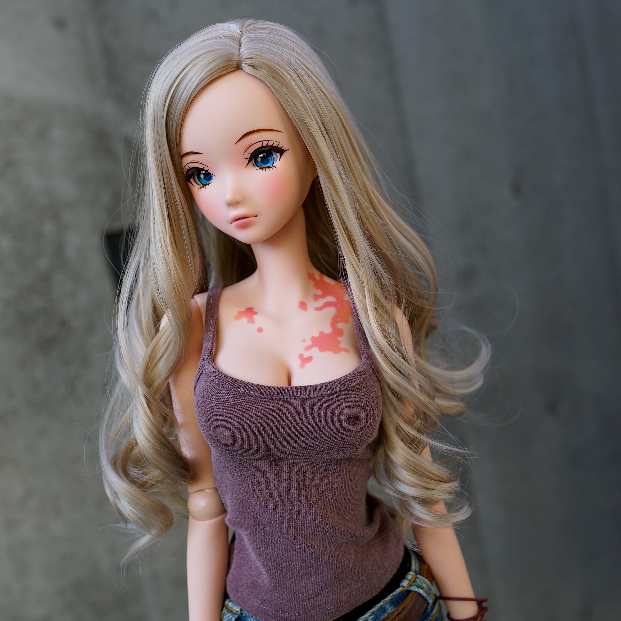 Medium Bust Birthmark Option Part (Cinnamon)