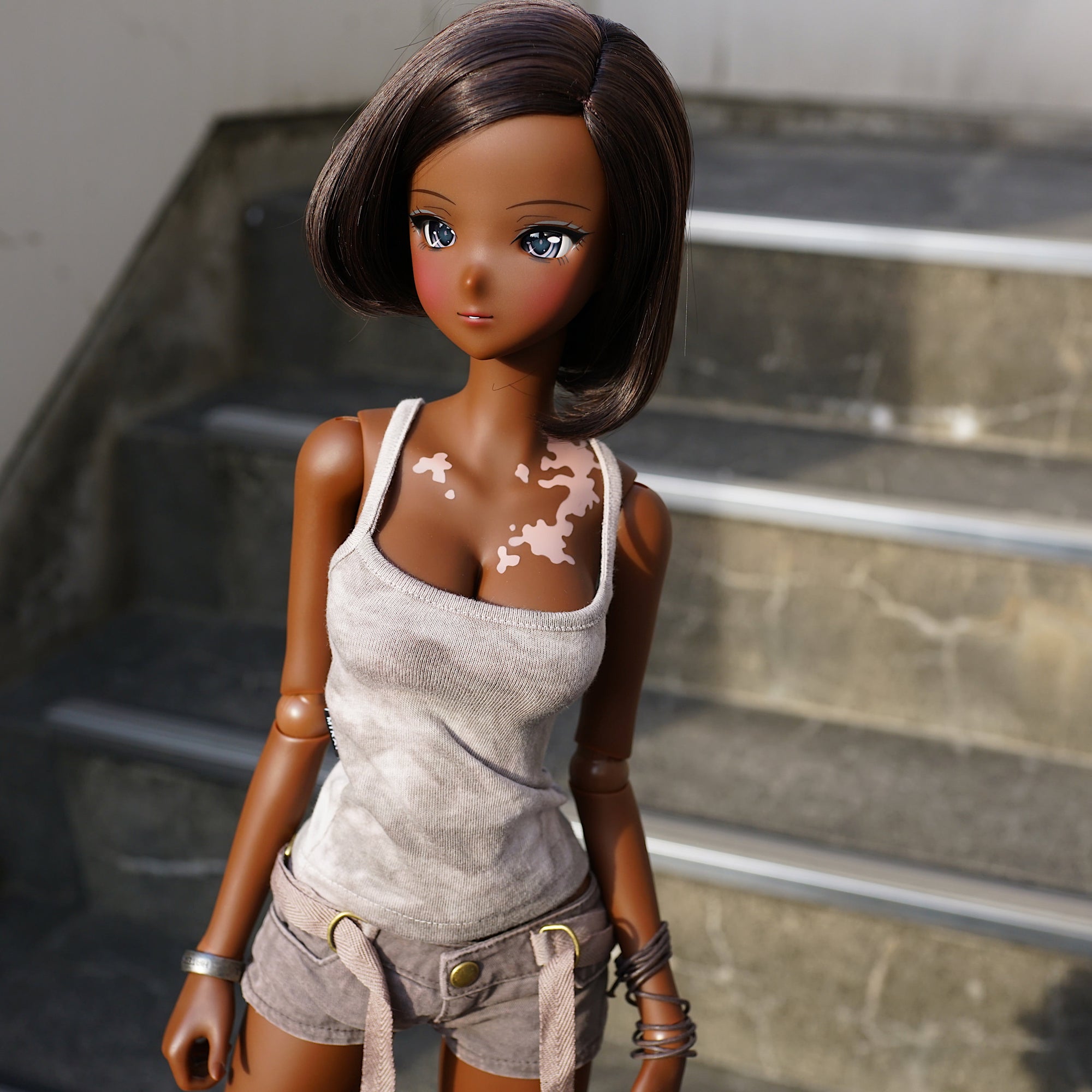 Medium Bust Vitiligo Option Part (Cocoa)