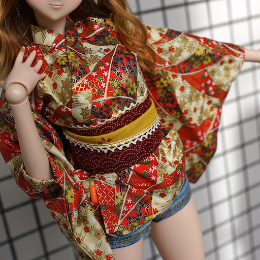 Short Yukata Red
