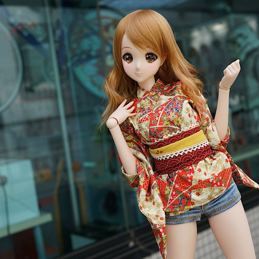 Short Yukata Red