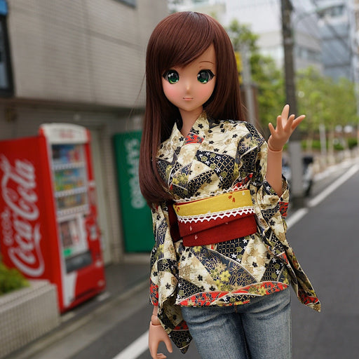 Short Yukata Black