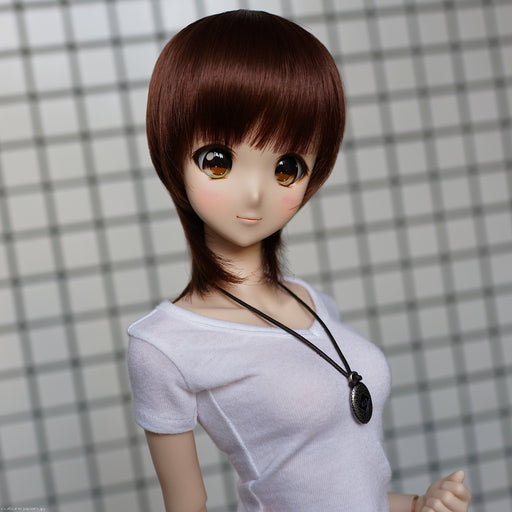 Short Straight Fringe Cocoa