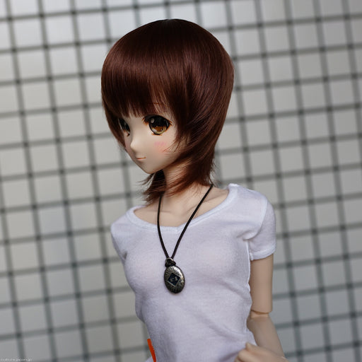 Short Straight Fringe Cocoa