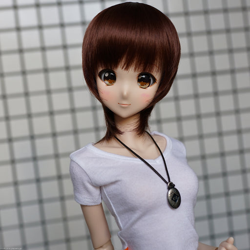 Short Straight Fringe Cocoa