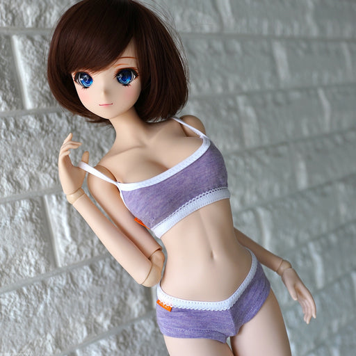 Sports Bra & Shorts Set (Purple)