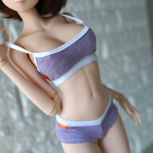 Sports Bra & Shorts Set (Purple)