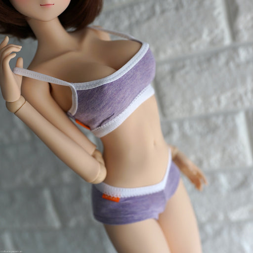 Sports Bra & Shorts Set (Purple)