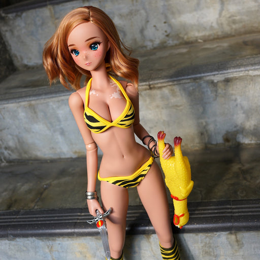 Tiger Battle Bikini & Socks Set