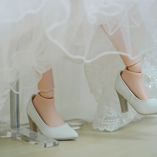 High Heel Shoes White