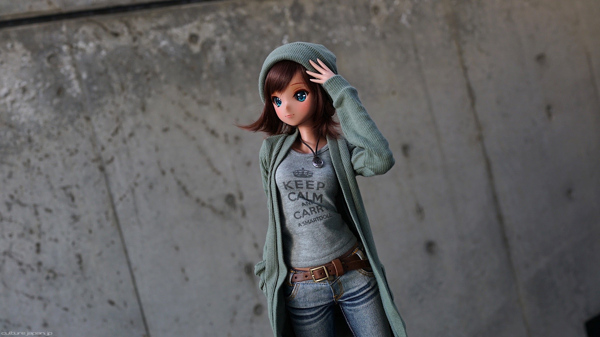 Long Cardigan (Khaki Green)