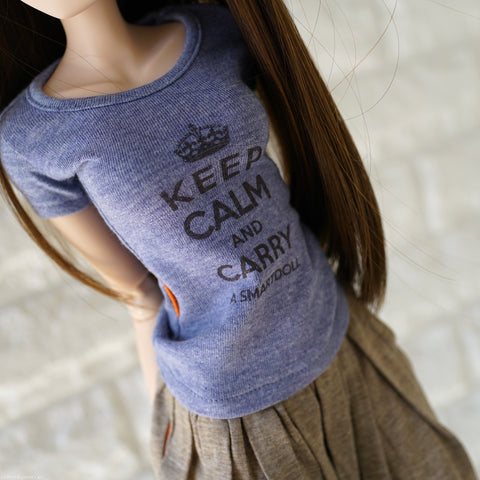 Keep Calm T-shirt (Purple)