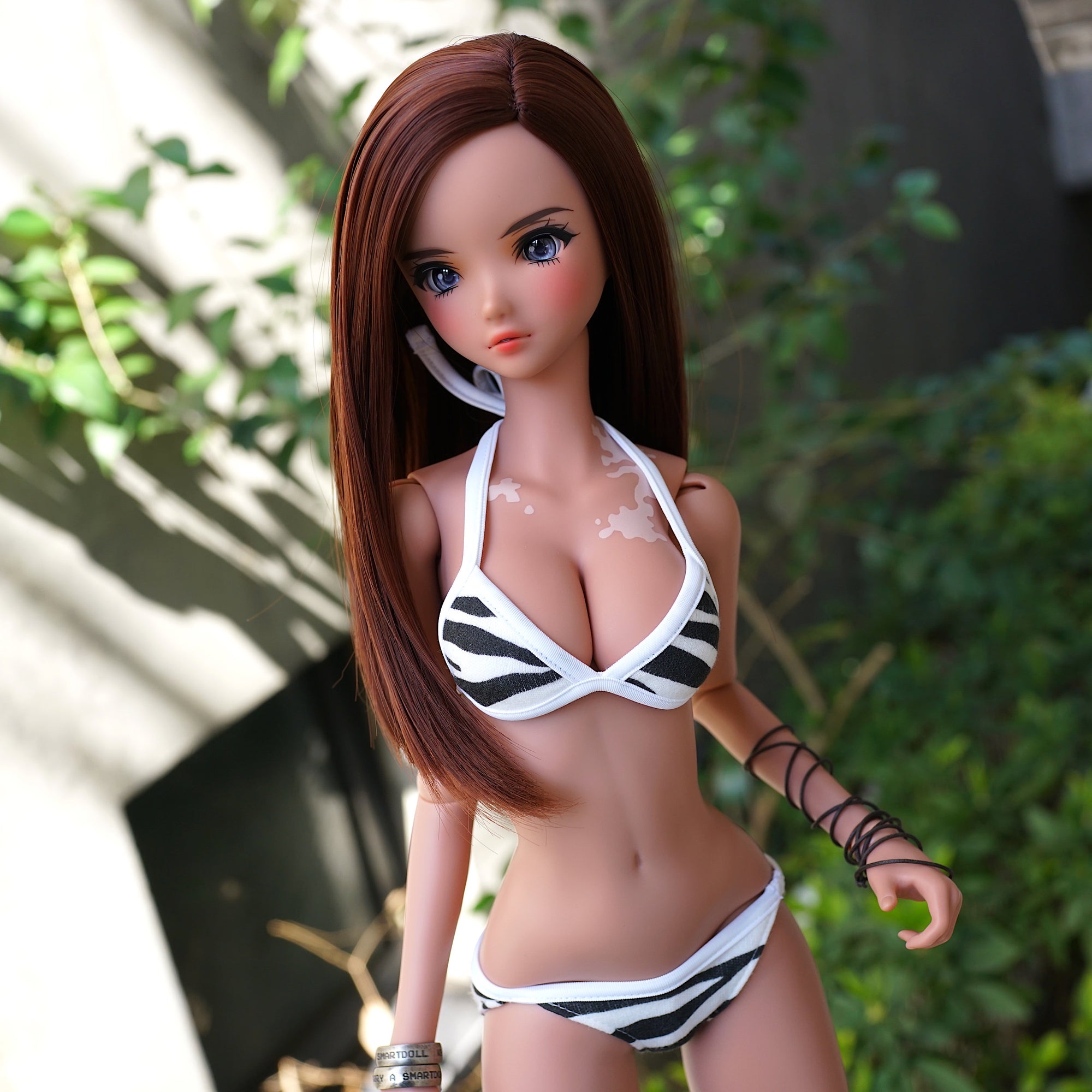 Zebra Battle Bikini & Socks Set