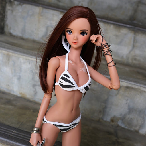 Zebra Battle Bikini & Socks Set