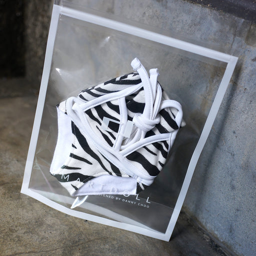 Zebra Battle Bikini & Socks Set