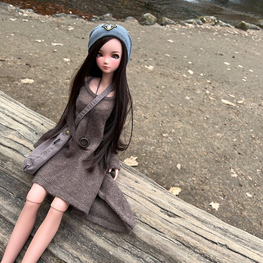 Irregular Hem Sweater (Oak Brown)