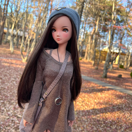 Irregular Hem Sweater (Oak Brown)