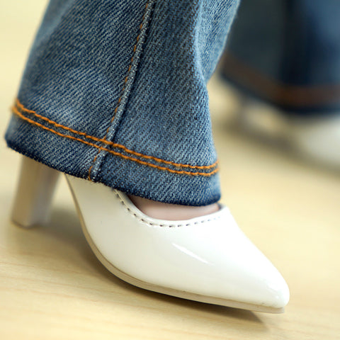 High Heel Shoes White